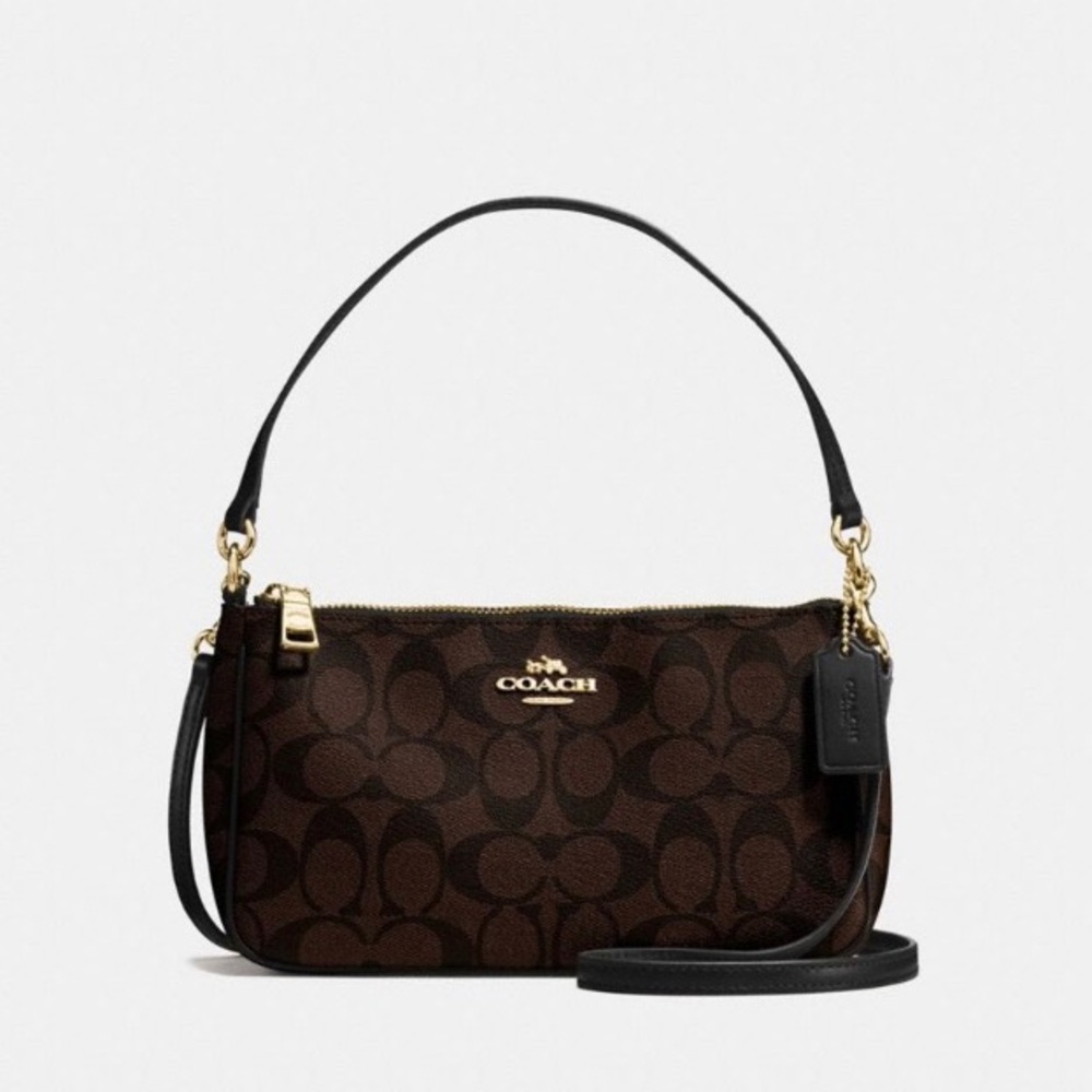 SOLD ⛔️Authentic COACH signature Crossbody. - Picture 2 of 7